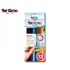 TOY COLOR ΞΥΛΟΜΠΟΓΙΕΣ 12 ΧΡΩΜΑΤΑ ΧΑΡΤ. 12T.